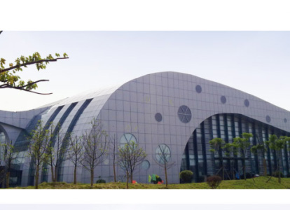 巴彦淖尔会议中心外景网架工程